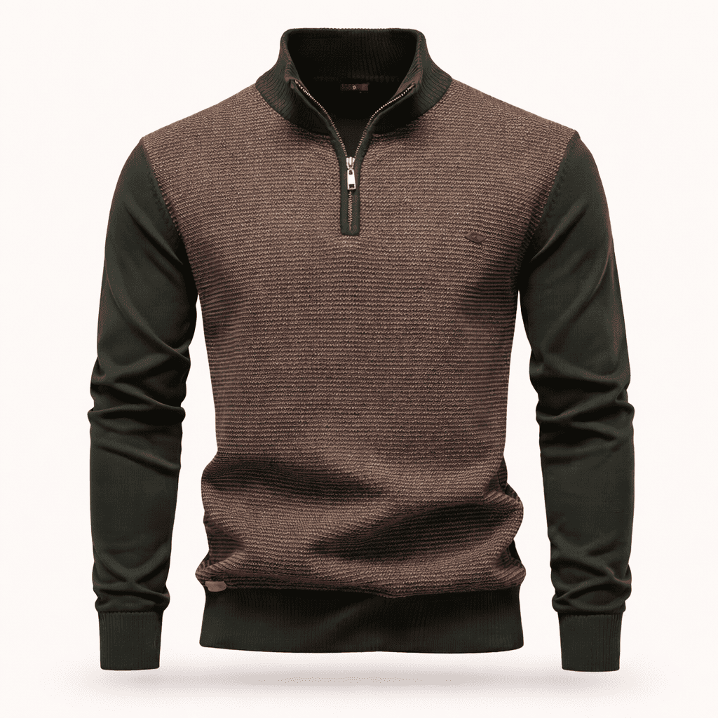 Whitmore Striped Turtleneck