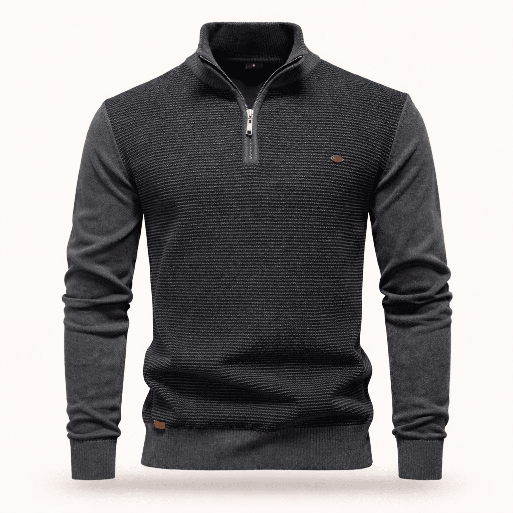 Whitmore Striped Turtleneck