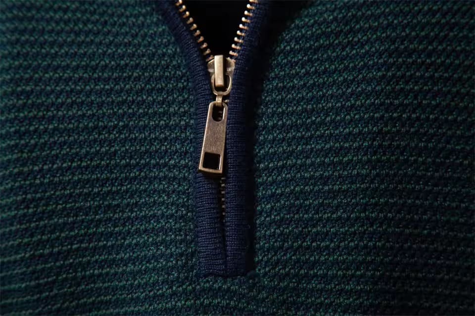 Whitmore Striped Turtleneck