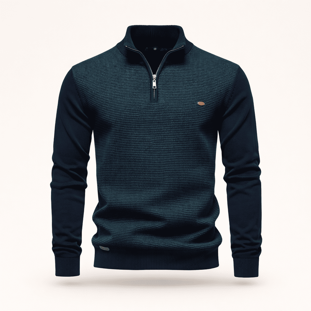 Whitmore Striped Turtleneck