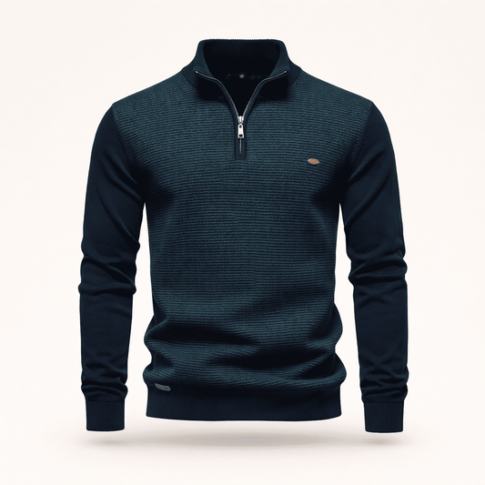 Whitmore Striped Turtleneck