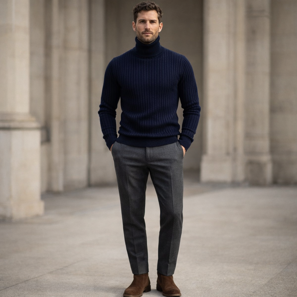 Kensington Ribbed Turtleneck