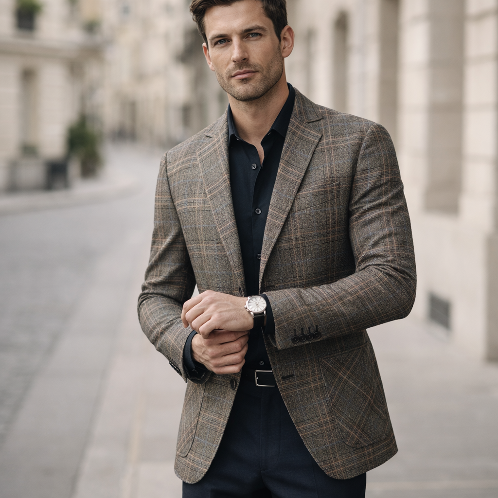 Harington Plaid Blazer