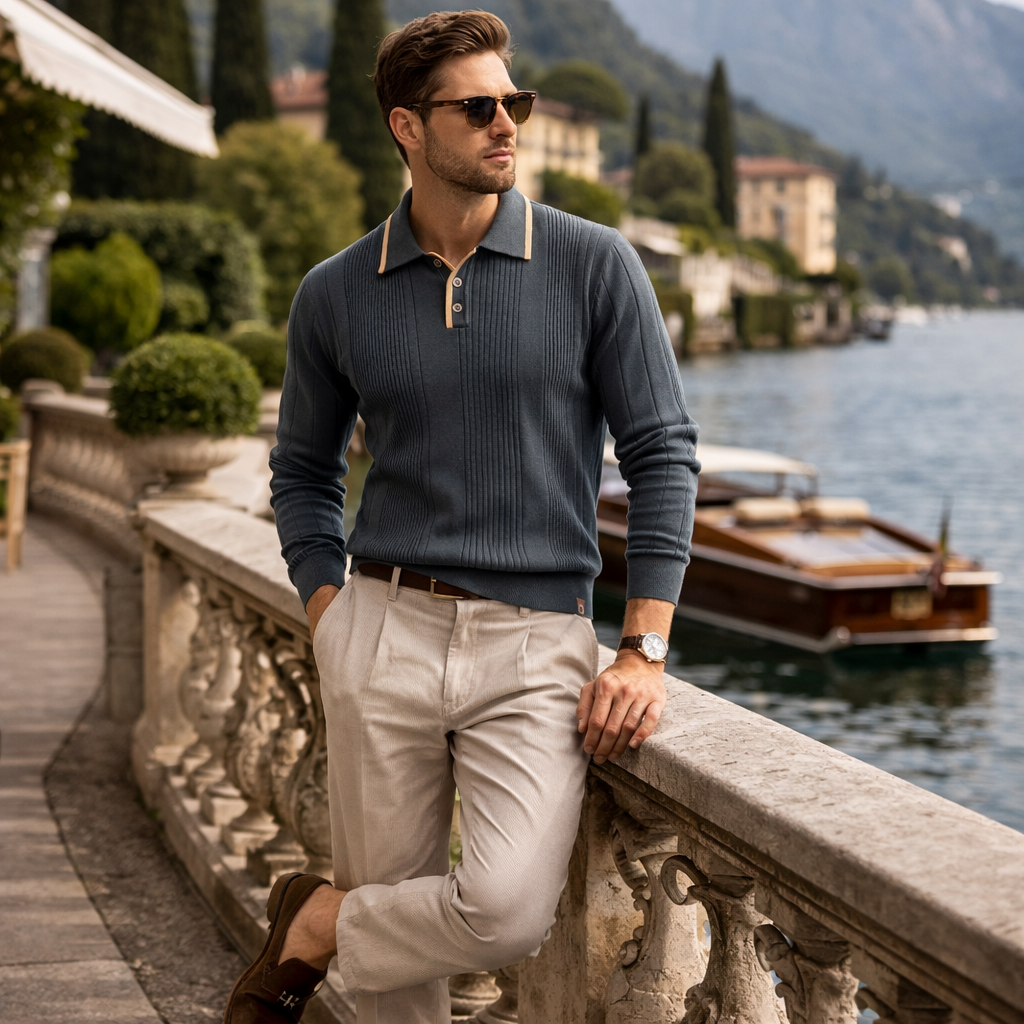 Richmond Long-Sleeve Polo